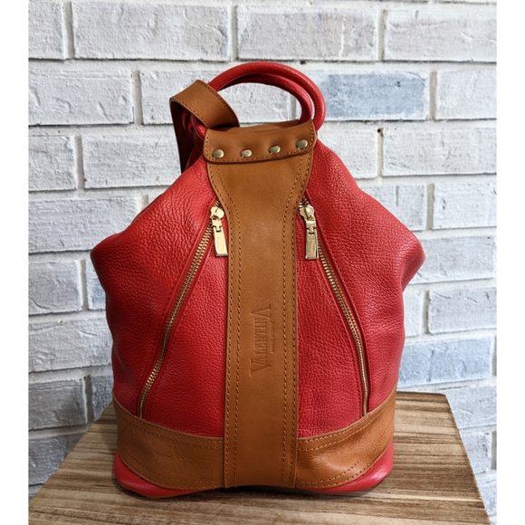 Valentina Bags Valentina Backpack Purse Red Poshmark